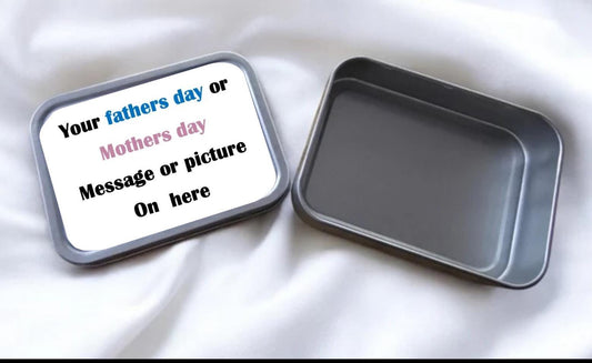 Tobacco/Sweet Tin, Perfect Gift for Mother's or Father's Day, Sweet Tin, Tobacco Tin, Gift For Mother's Day, Gift For Father's Day,