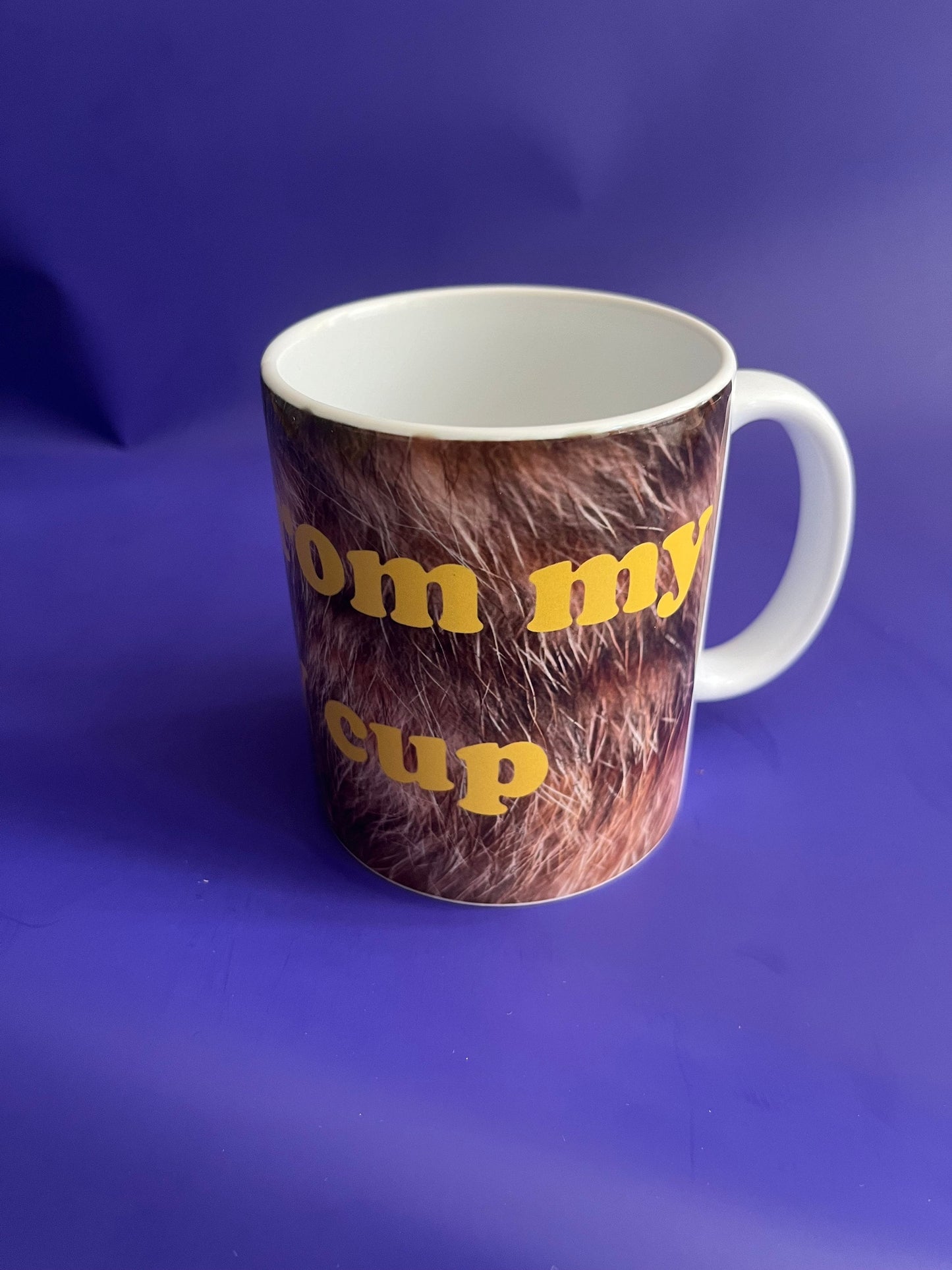 Funny Drinking From My Furry Cup Mug | Cute Ceramic Mug Gift, Gift For Him, Unique Mug, Coffee Lover Gift, Funny Mug, Gift For Friend